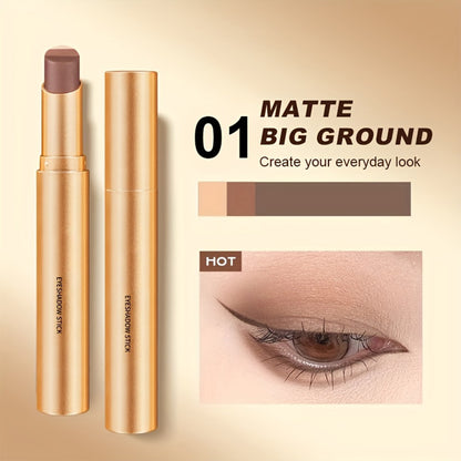 4pcs Tri-Color Gradient Waterproof Eyeshadow Stick Set
