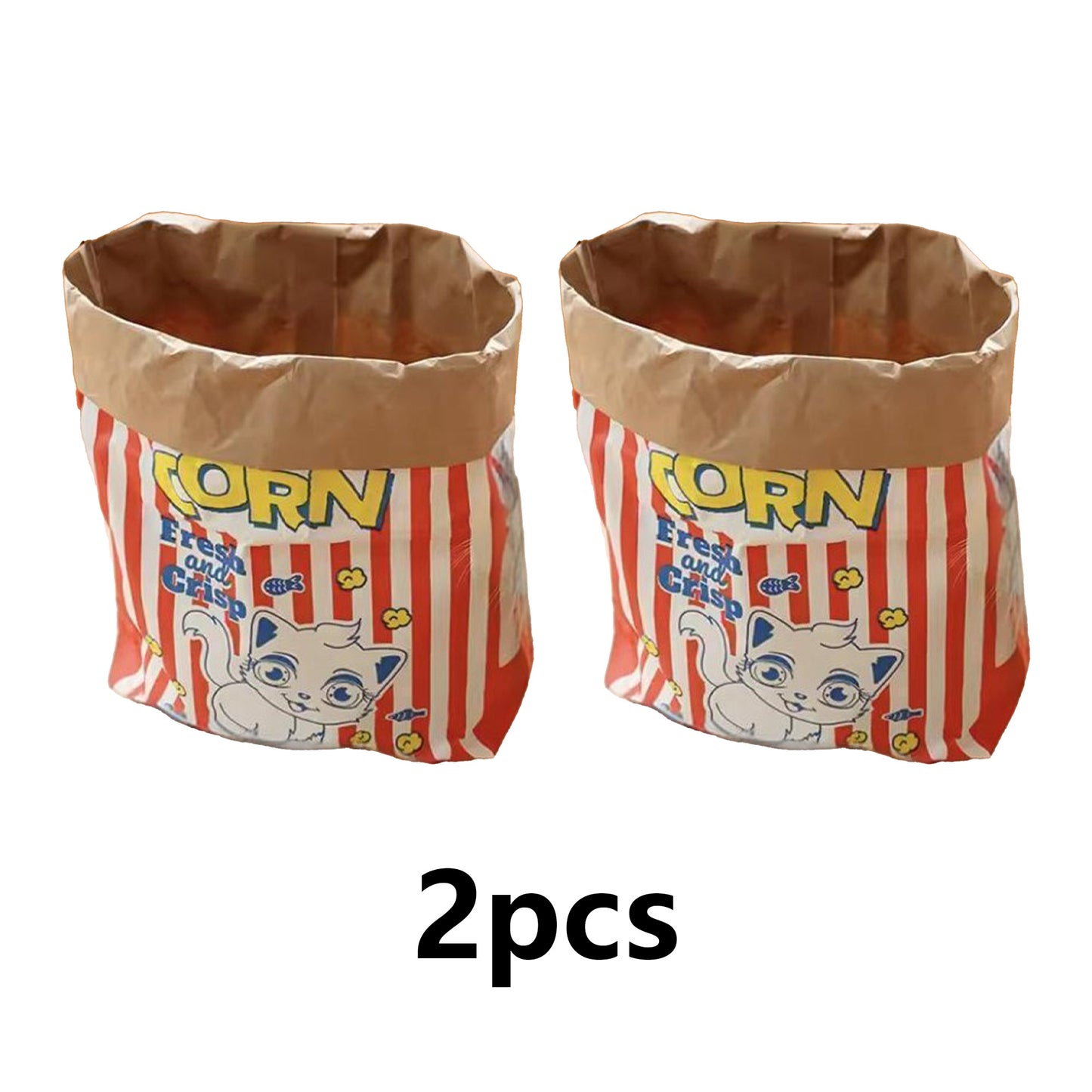 2Pcs Giant Pet Play Paper Bag - Heavy-Duty Hide & Seek Toy for Cats & Dog