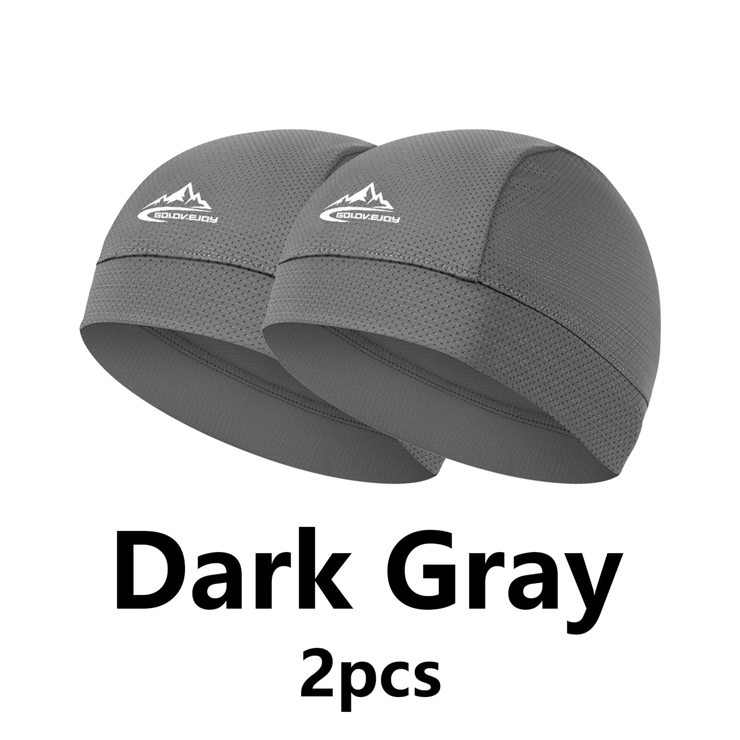 2Pcs Cooling Skull Caps Helmet Liner Beanie Head Wrap Sweat Running Hats