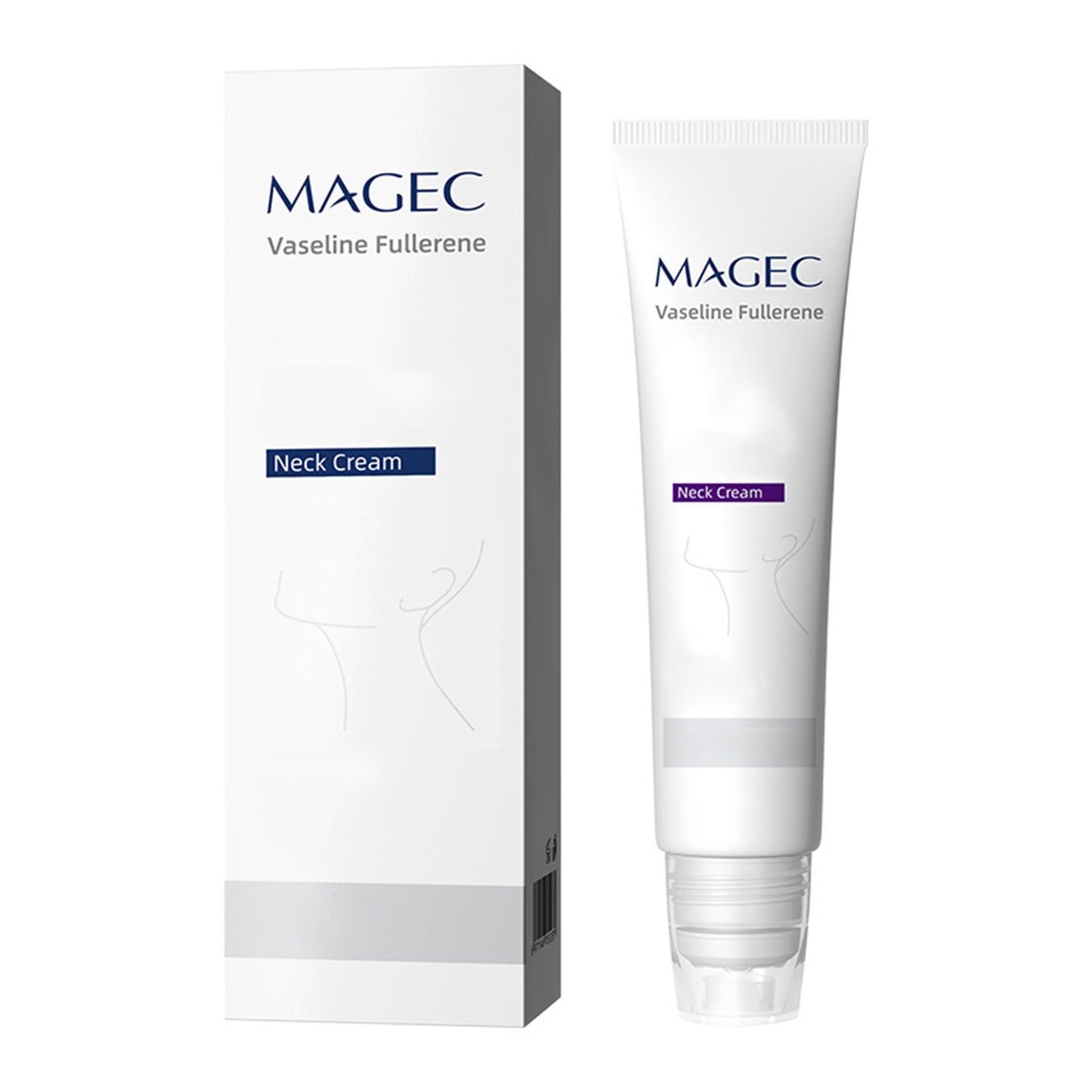 Niacinamide Neck Cream: Roller-Ball Massager for Lifting, Moisturizing, and Reducing Neck Lines