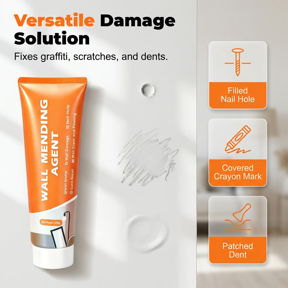 Efficient Drywall Repair Kit with Scraper, 2026 Upgrade Drywall Repair Kit