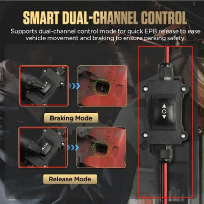 EPB Emergency Release Tool,Over-Current Protection, Dual-Channel Forward/Reverse Control for Electronic Parking Brake Release and Reset