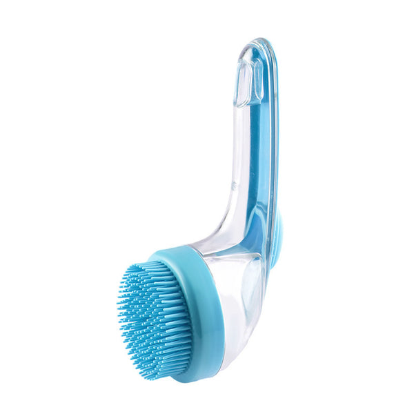 2026 New 2 in 1 Pet Bath & Grooming Brush with built-in soap dispenser for easy cleaning