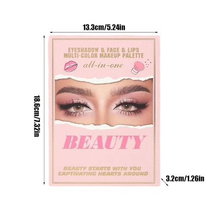 Colorful Blush Face Makeup Set