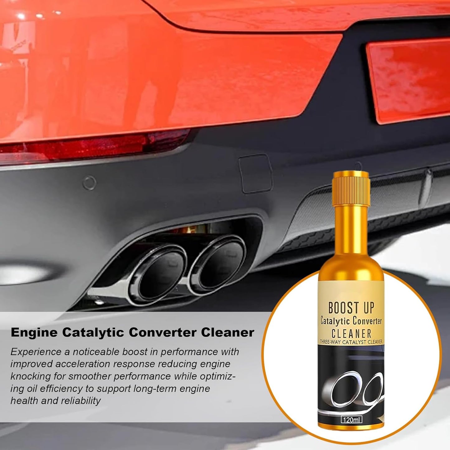 2PCS Car Vehicle Engine Catalytic Converter Cleaner Deep Cleaning Multipurpose