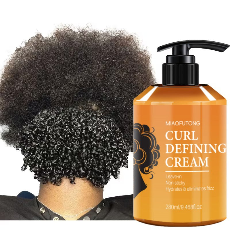 Moroccan Curl Defining Cream, Curl Cream for Wavy Hair and Curly Cream