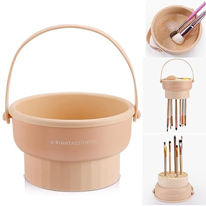 Makeup Brushes Cleaner Bowl
