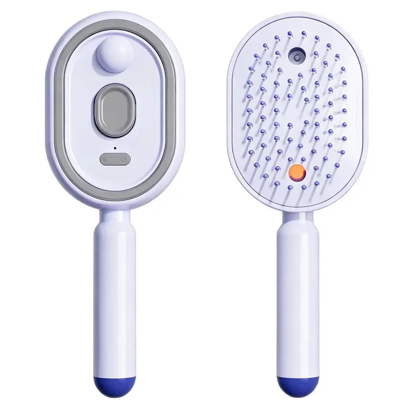 Electric Spray Air Cushion Massage Comb | Self-Cleaning Anti-Tangle