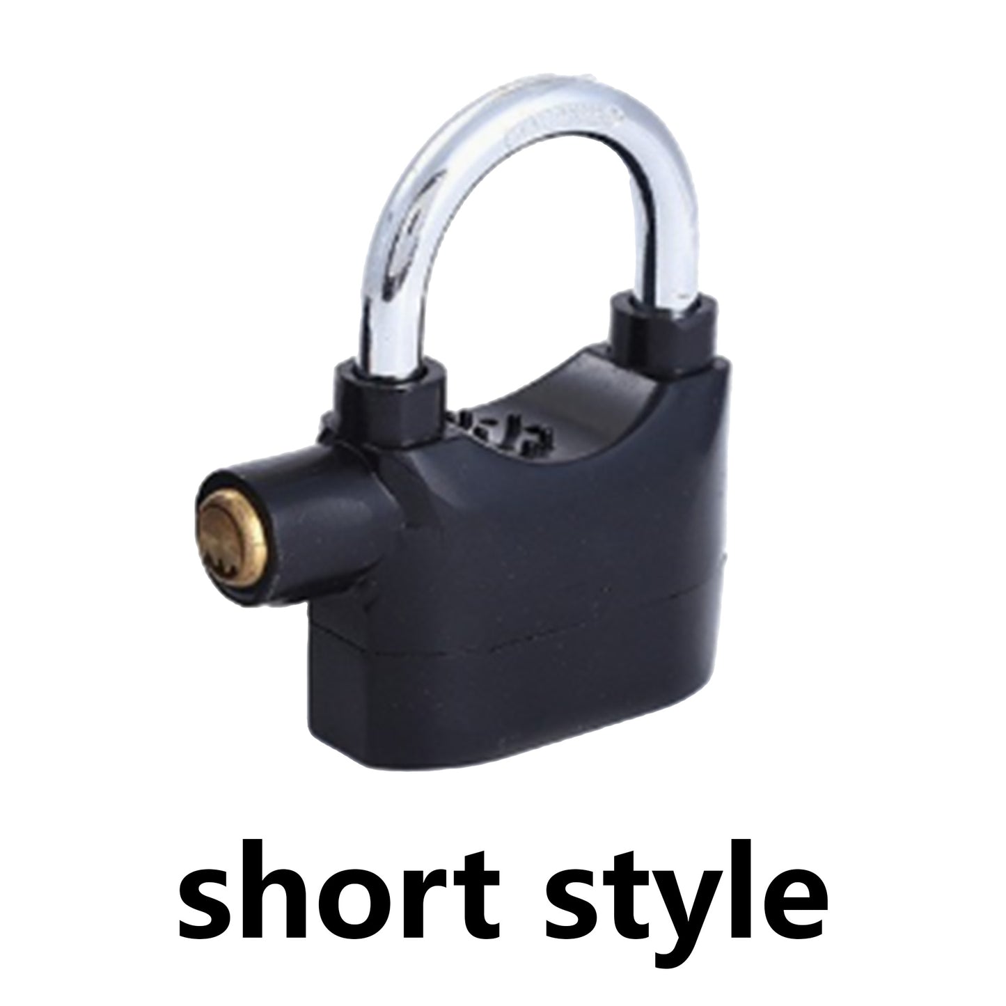 Alarm Hanging Lock, 110db Outdoor Stainless Steel Door Alarm Lock, Includes 3 Keys,
