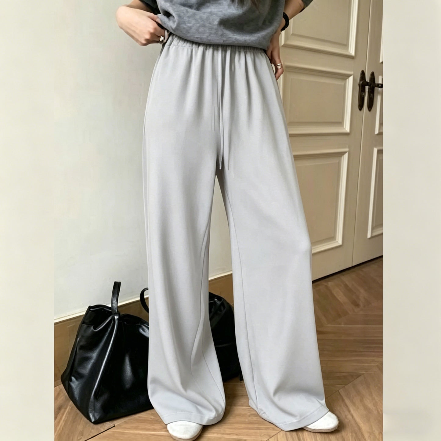Wide Leg Pants Women Modal Lounge Pajamas Sweatpants