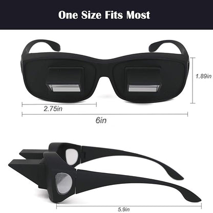 Lazy Glasses Bed Prism Periscope Lie Down Eyeglasses for Reading & Watch TV in Bed