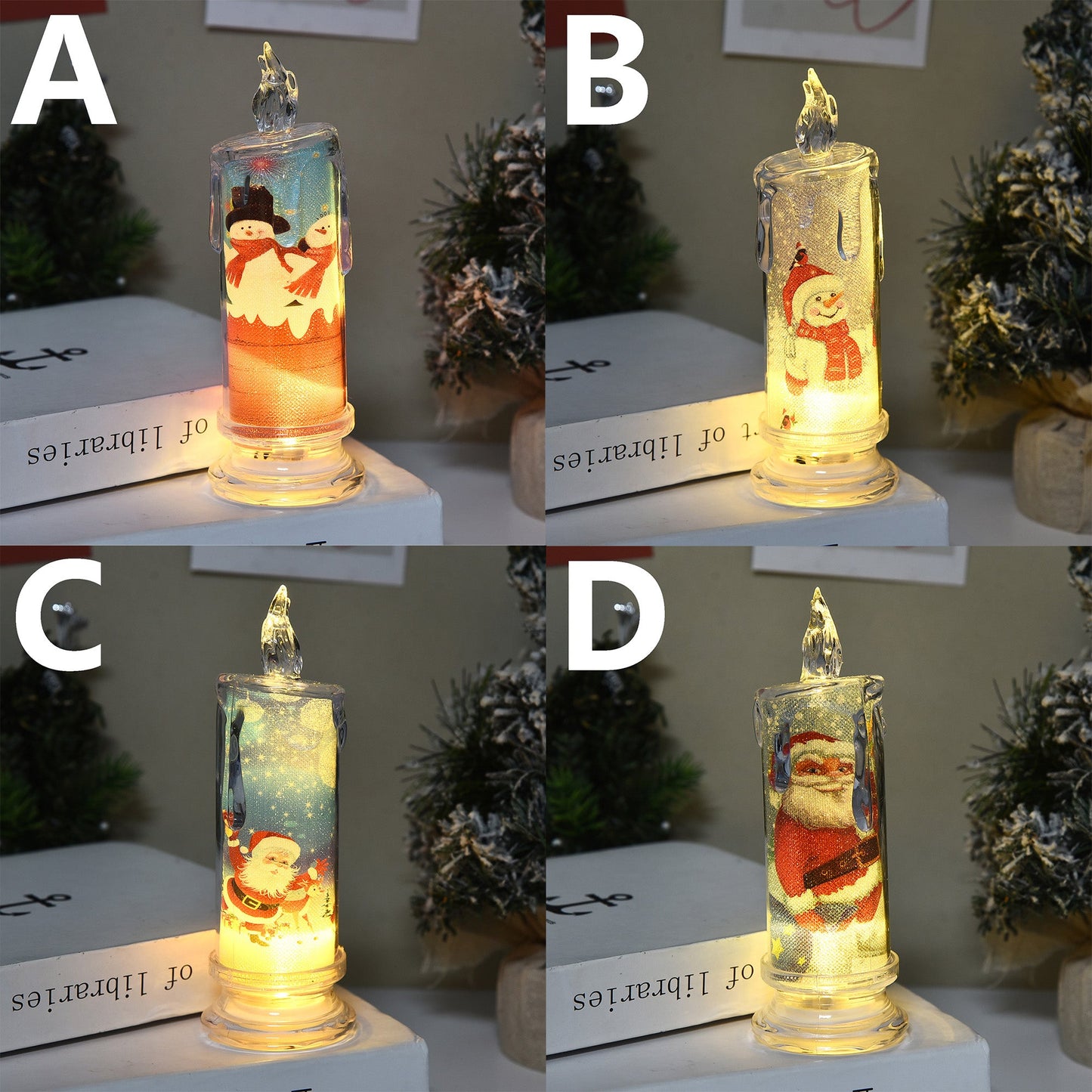 Flameless LED Christmas Candle Lights - An Elegant & Safe Holiday Decor