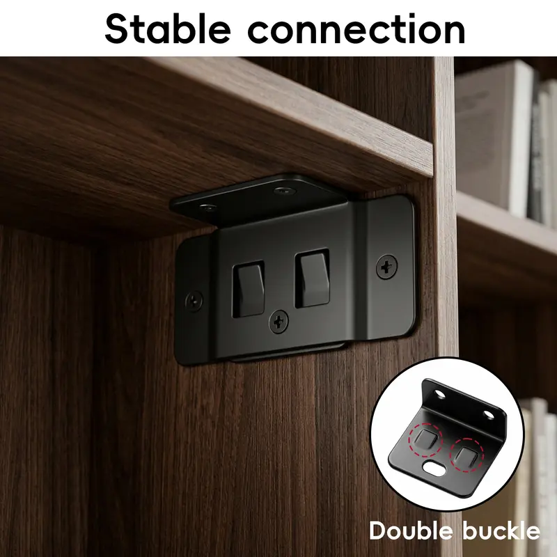 6 Pack Quick Fitting Furniture Joint Bracket