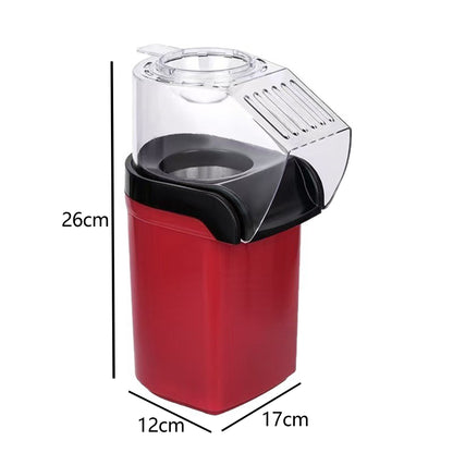 Automatic Mini Popcorn Machine – Portable Hot Air Popcorn Maker
