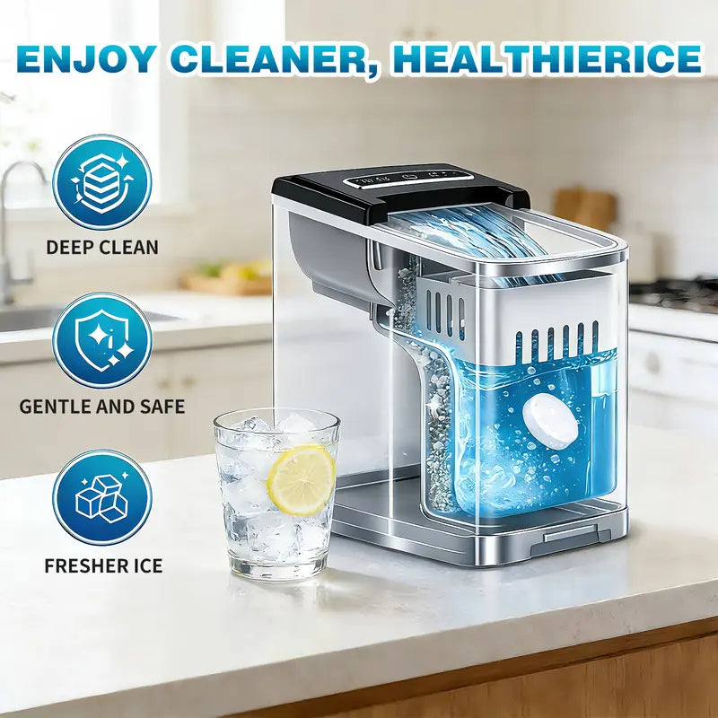 12-Count Ice Machine Cleaner Tablets, Safe & Effective to Remove Scale and Odors