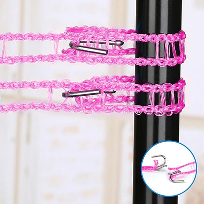 3 Pack Clotheslines for Outside, Adjustable Clothes line