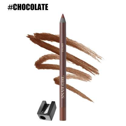 24 Hr Waterproof Eyeliner Duo Sharpenable Eye Pencil, - Smudge-Proof, Transfer-Proof, Up to 16HR Wear