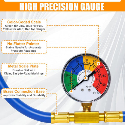 AC Refrigerant Charge Hose Kit