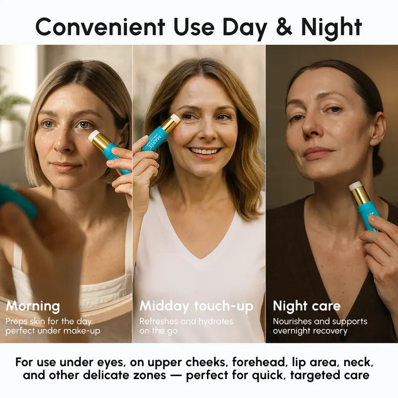 Retinol Eye Stick Under Eye Balm for Dark Circles & Wrinkles 8-IN-1 Complex Hydrating