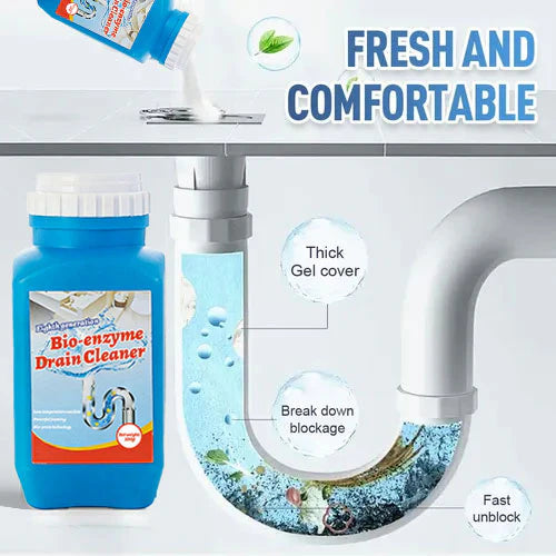 Rapid Foaming Pipe Dredging Agent for Kitchen Sink, Bathtub & Toilet Clogs