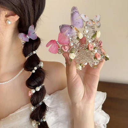 3PCS Mesh Butterfly Bow Hairbands