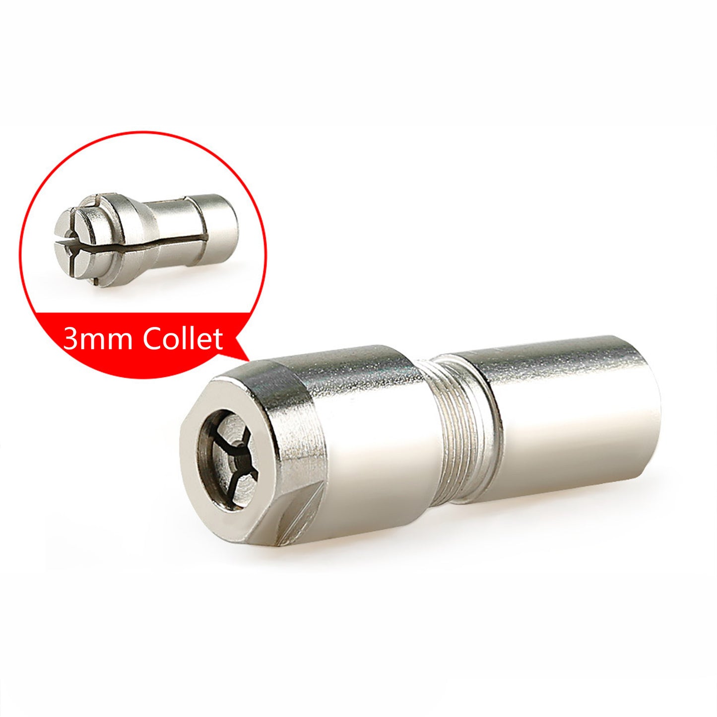 Angle Grinder to Die Grinder Conversion Kit with 1/4", 1/8" Collets for Carving, Polishing, Cutting