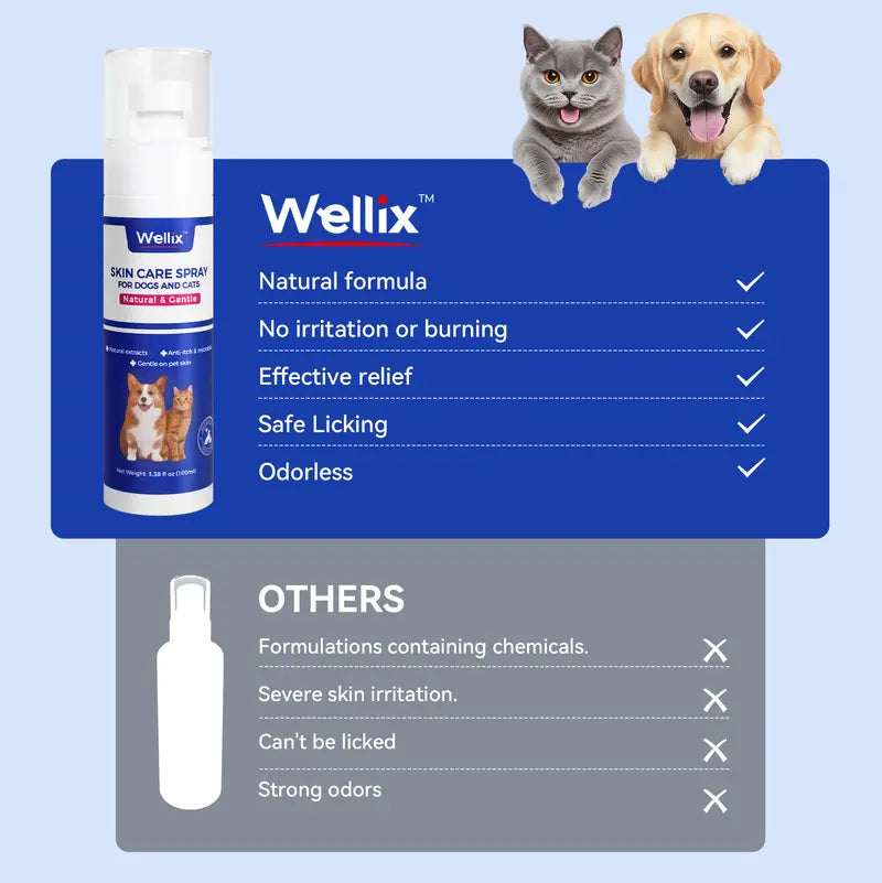 Hot Spot Spray for Dogs & Cats – Plant-Based Formula Itch & Skin Relief, 80ml