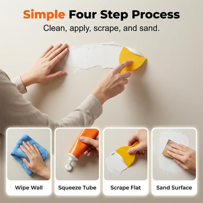 Efficient Drywall Repair Kit with Scraper, 2026 Upgrade Drywall Repair Kit