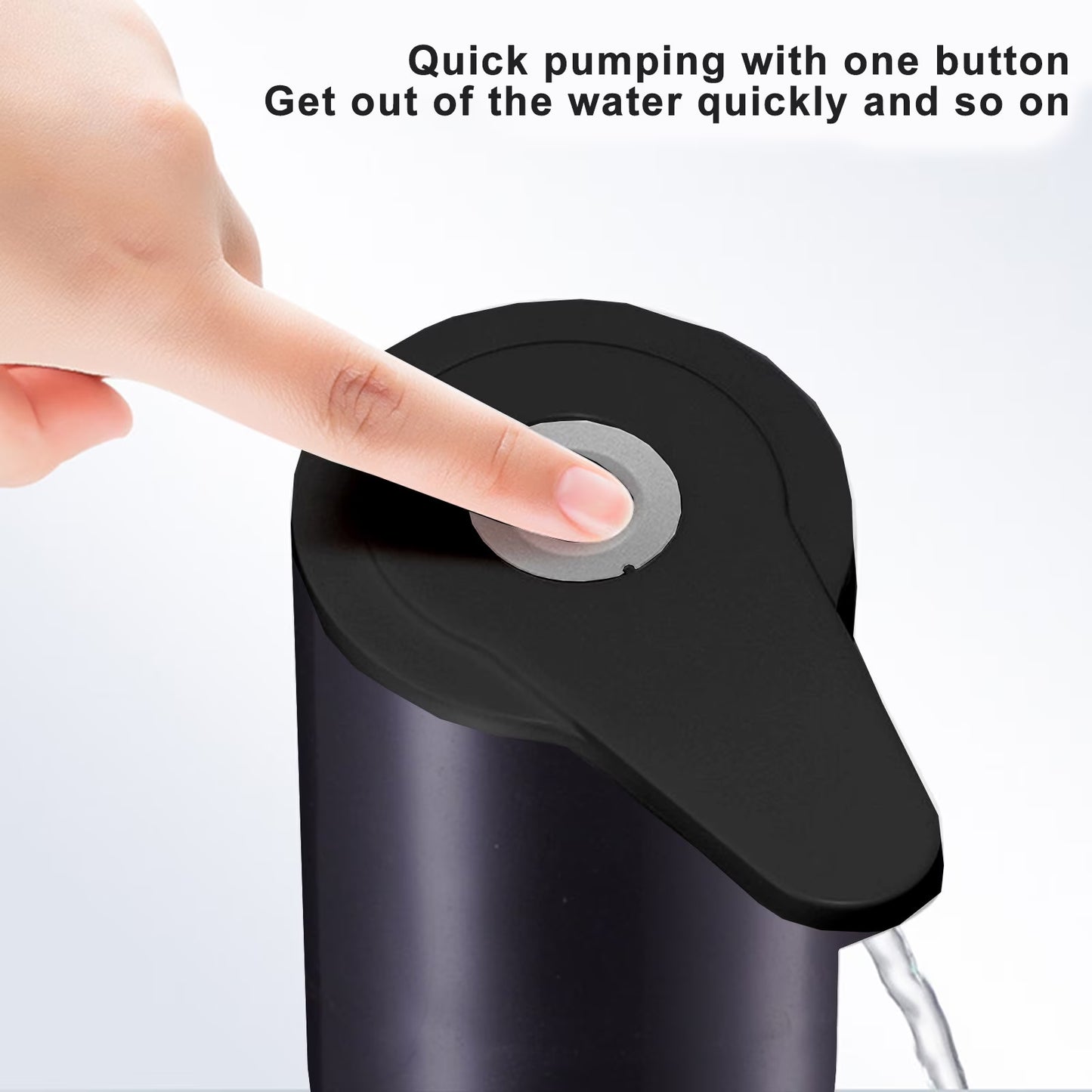 Automatic Drinking Portable Water Dispenser - Universal Electric Water Bottle Pump, USB Rechargeable