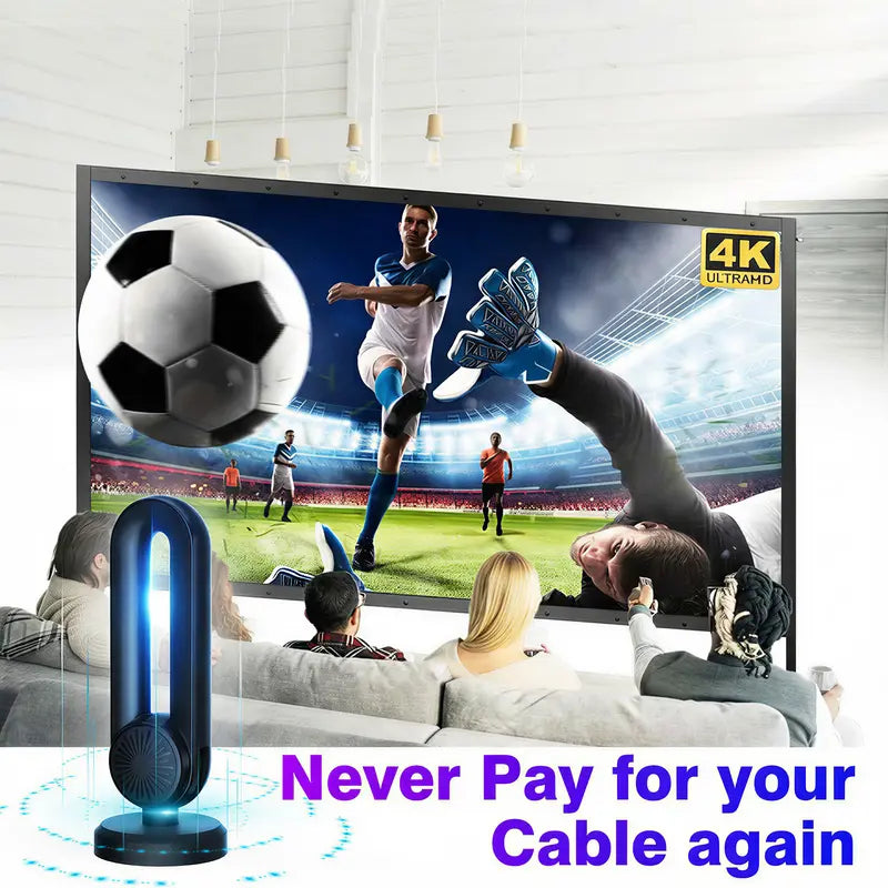 TV Antenna for Local Channels,Digital Indoor HD Antennas with Strong Magnetic Base