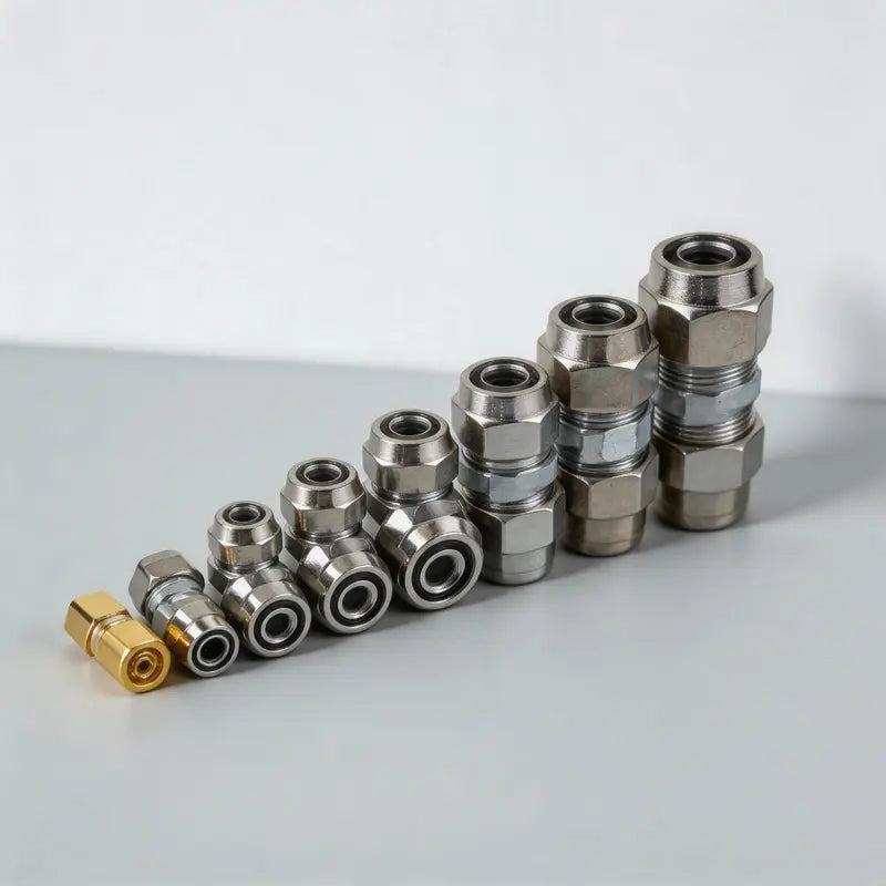 Stainless Steel Compression Tube Fitting Set