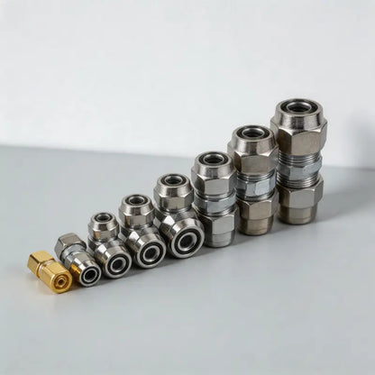 Stainless Steel Compression Tube Fitting Set