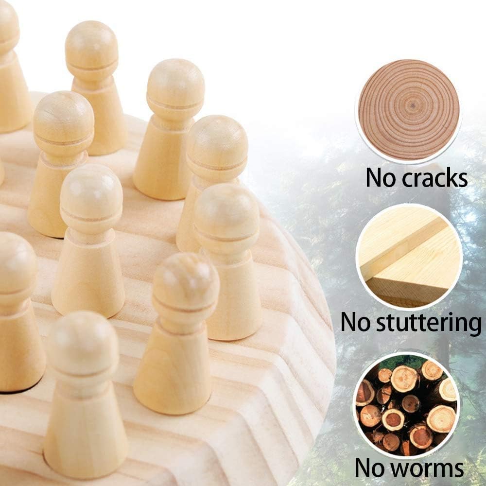 Wooden Memory Chess