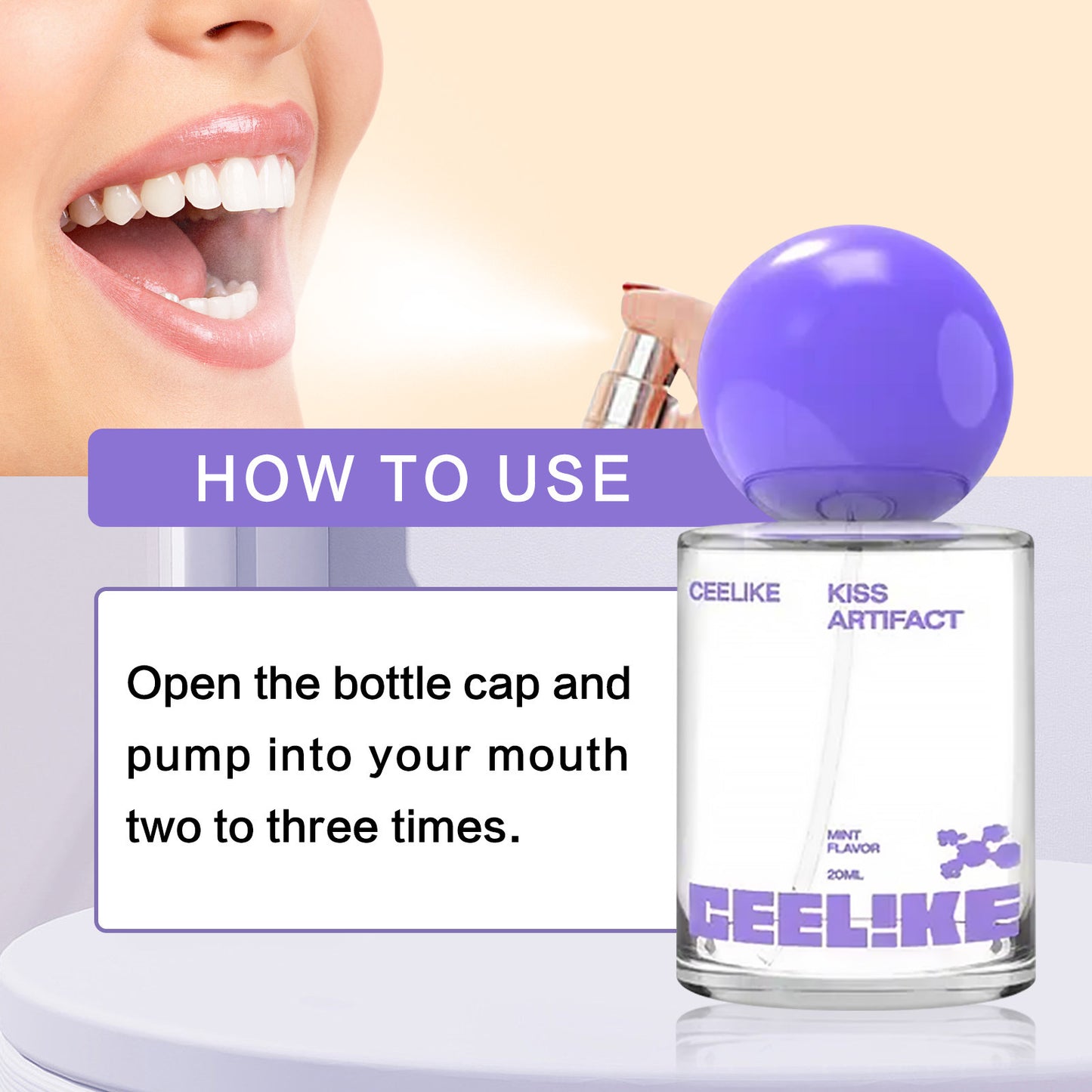 Portable Breath-Freshening Oral Spray