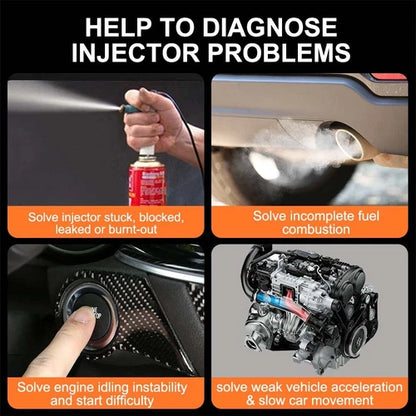Fuel Injector Cleaner Kit Set 8 Pulse Modes Fuel Injector DIY Cleaning Tools