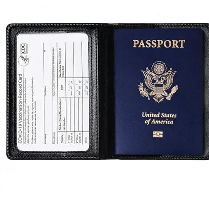 2-Pack Passport Holders – Ultra Slim PU Leather Wallets for Men & Women
