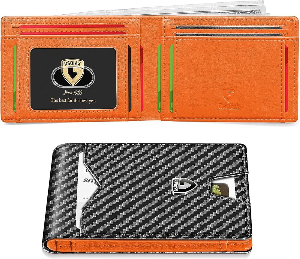 Slim Wallet for Men Rfid Blocking