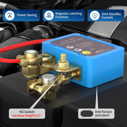 Car Remote Battery Disconnect Switch 12V 240A Battery Kill Switch Auto RVs ATVs
