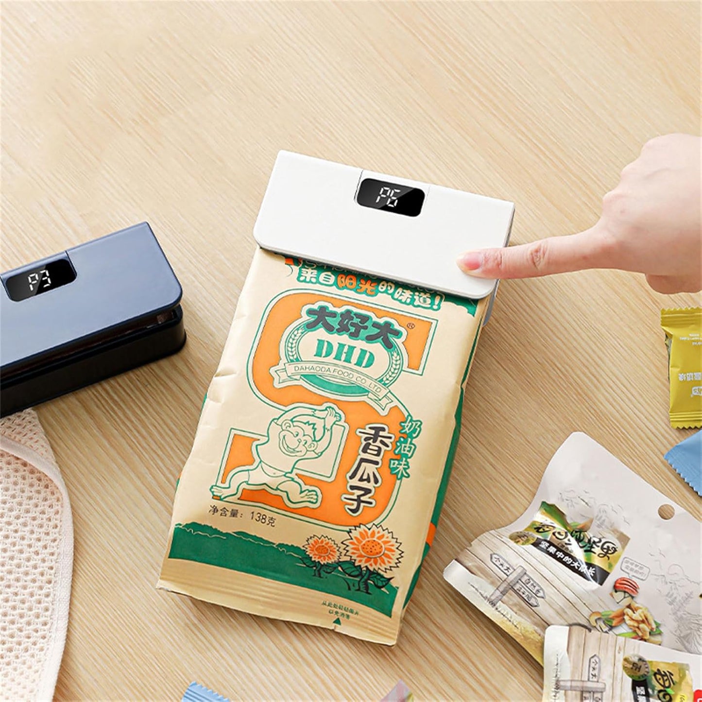 Rechargeable Sealer Machine with LED Power Display