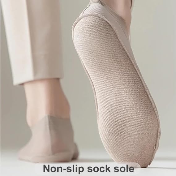 6-Pack Breathable No Show Socks – Lightweight Ice Silk Liner Socks