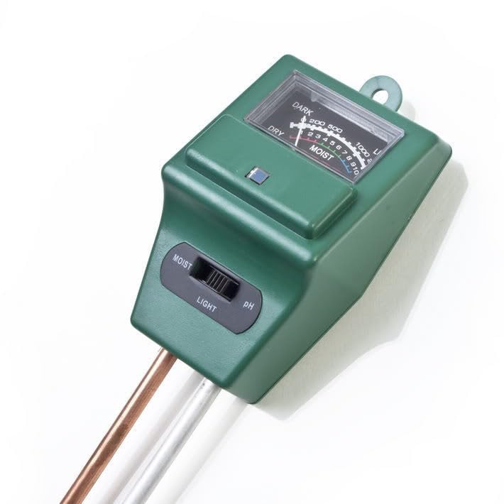 3 in 1 Square PH Tester - Soil Water Moisture Light Test Meter Sensor Garden Plant Flower