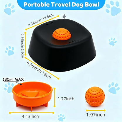Dog Lick Roll Ball Bowl, Slow Feed Liquid Dog Lick Bowl