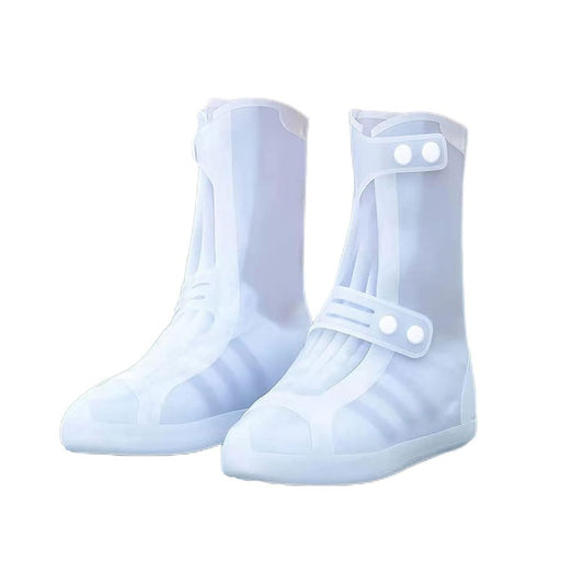 Universal Size Waterproof Sandproof Reusable Silicone High-Top Rain Boots Shoes Covers For Outdoor Overshoes Protection