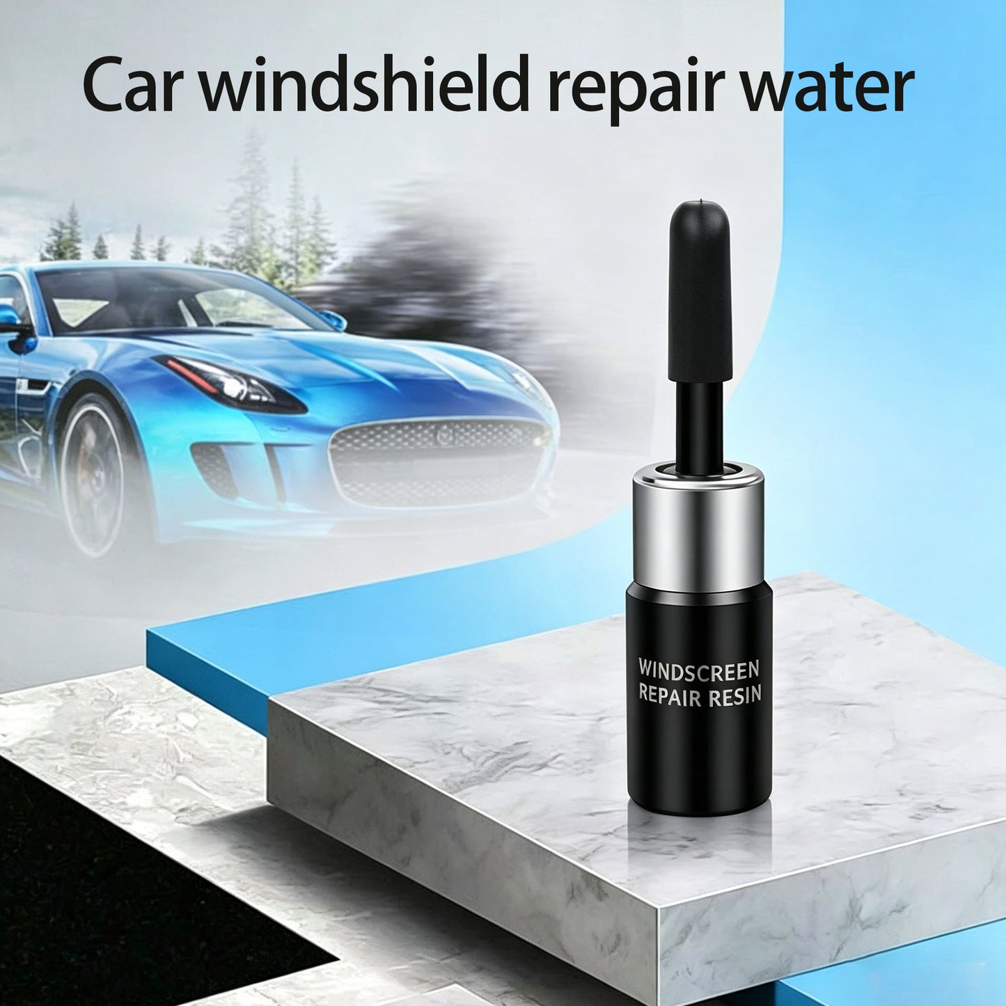 2 Sets Automotive Glass Nano Repair Fluid Kit
