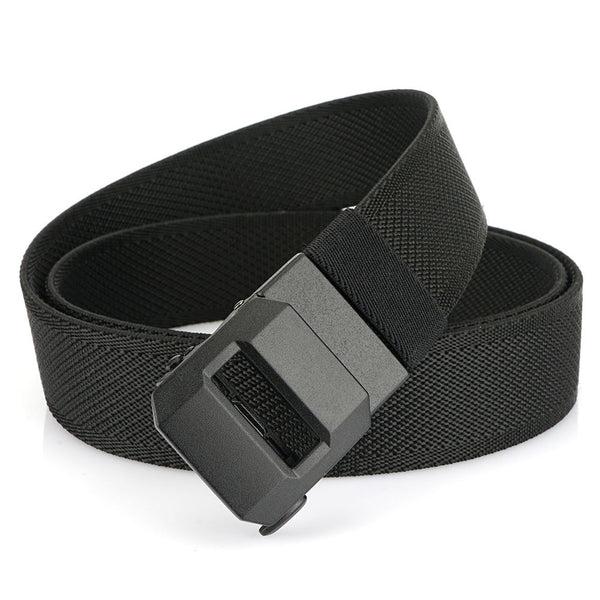 Adjustable Nylon Ratchet Belt, Woven Waist Tactical Belt with Automatic Slide Buckle