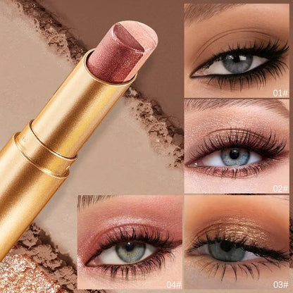 4Pcs Gradient Eyeshadow Stick,Waterproof & Long-Lasting Creamy Eyeshadow Pencil
