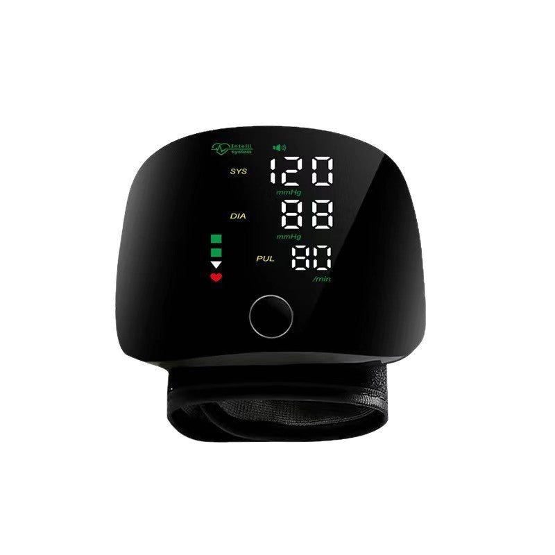 Wrist smart electronic blood pressure monitor