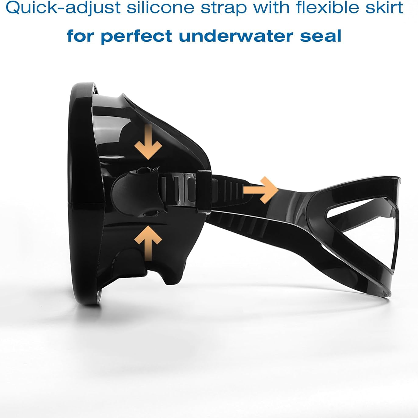 Snorkeling Gear for Adults - Anti-Fog Tempered Glass Mask
