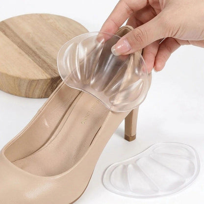 3PCS Transparent Clear Silicone Heel & Forefoot Pads