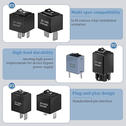 6PCS Relay Bypass Switch